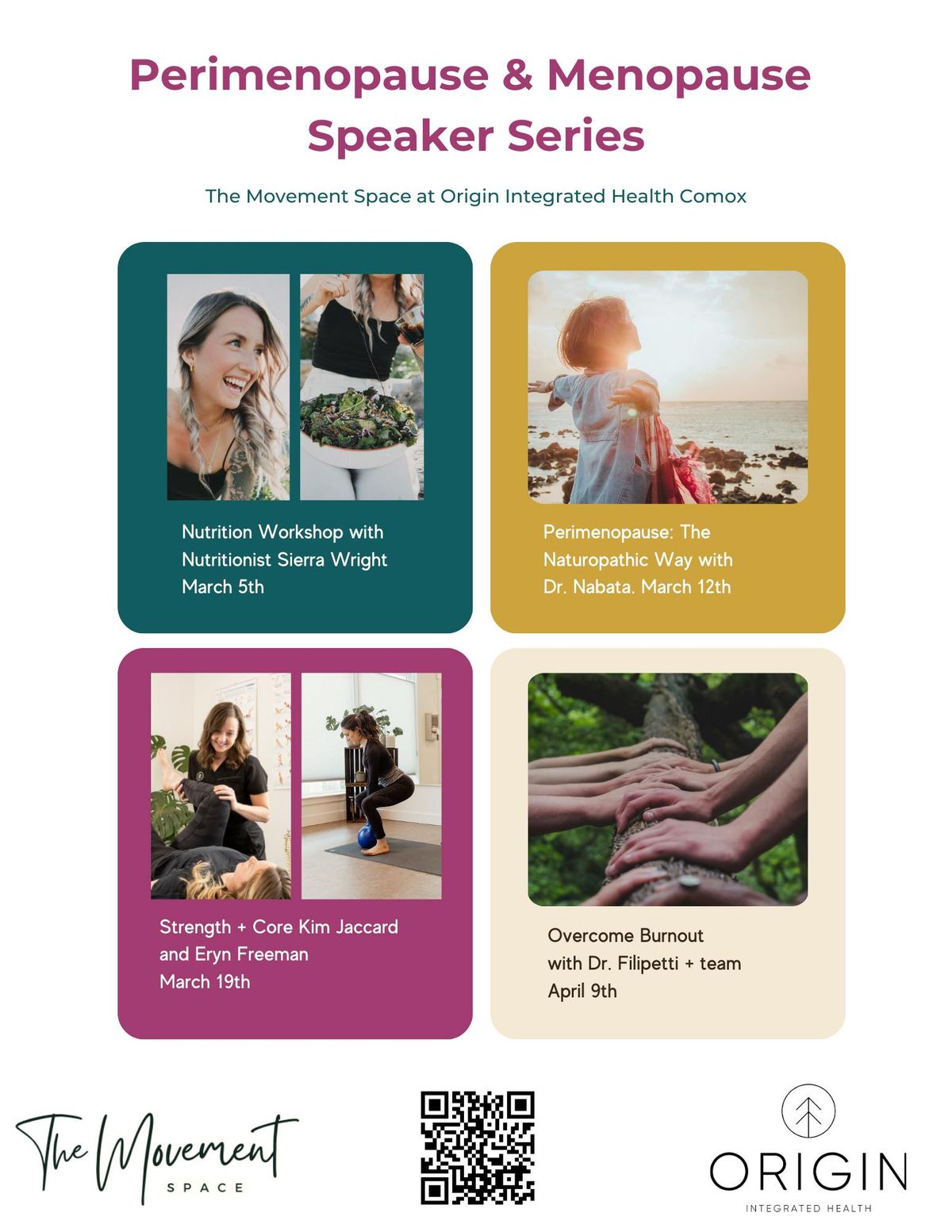 Perimenopause & Menopause Speaker Series 