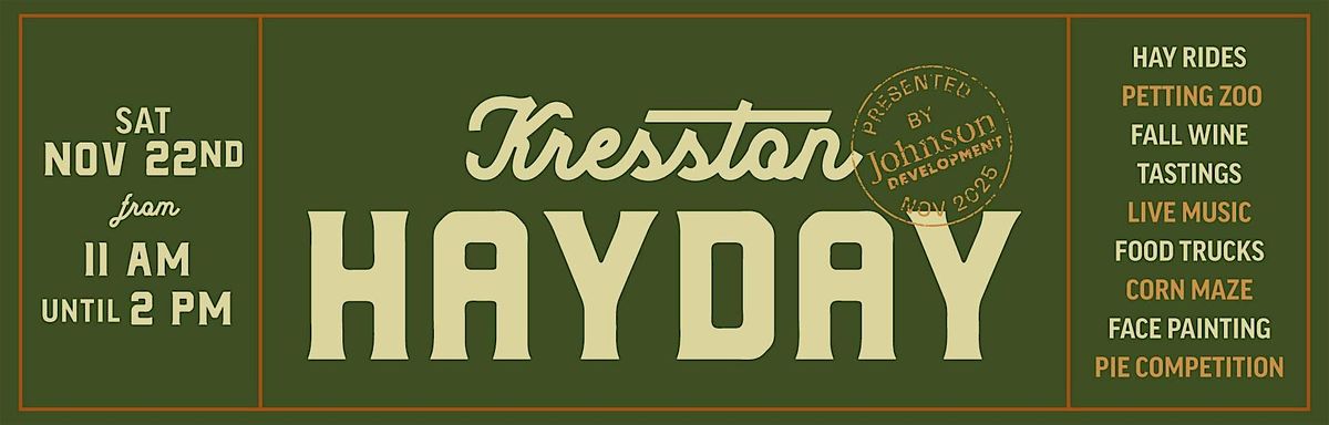 Kresston HayDay - Seasonal Celebration