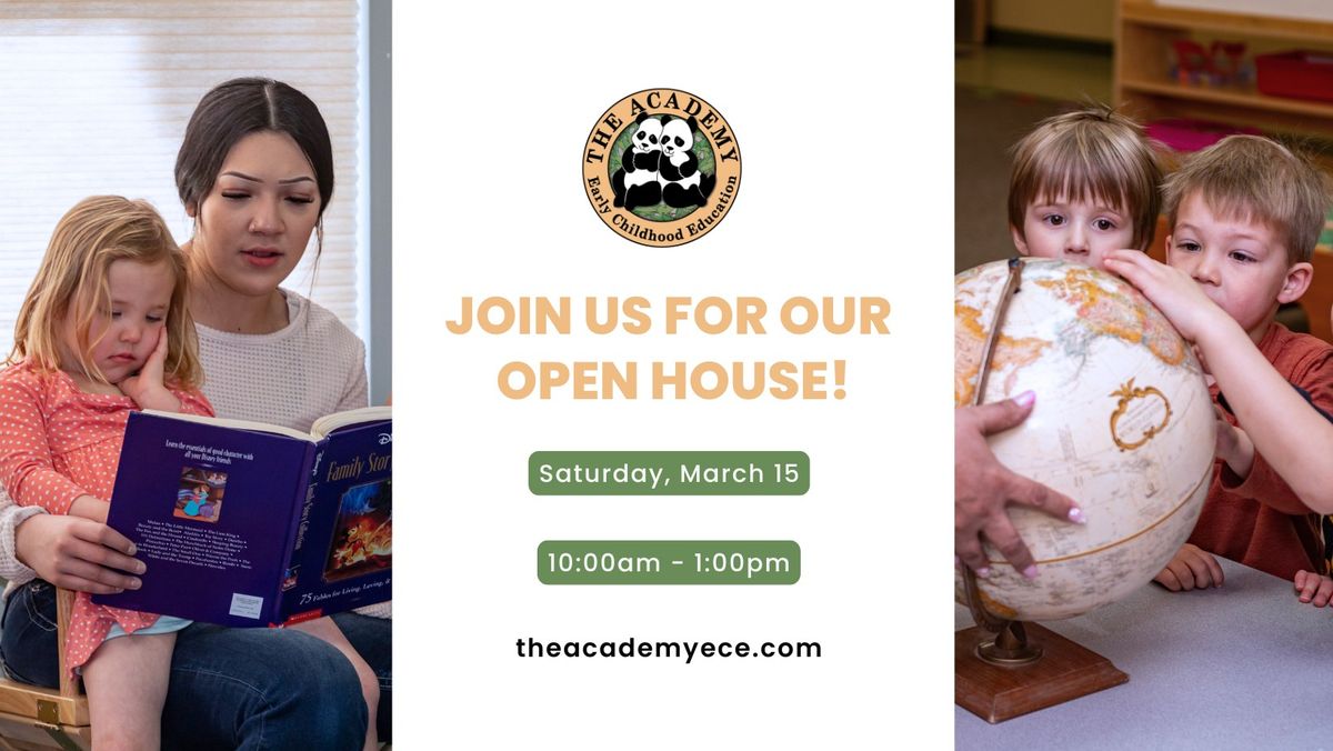 Open House on March 15th!