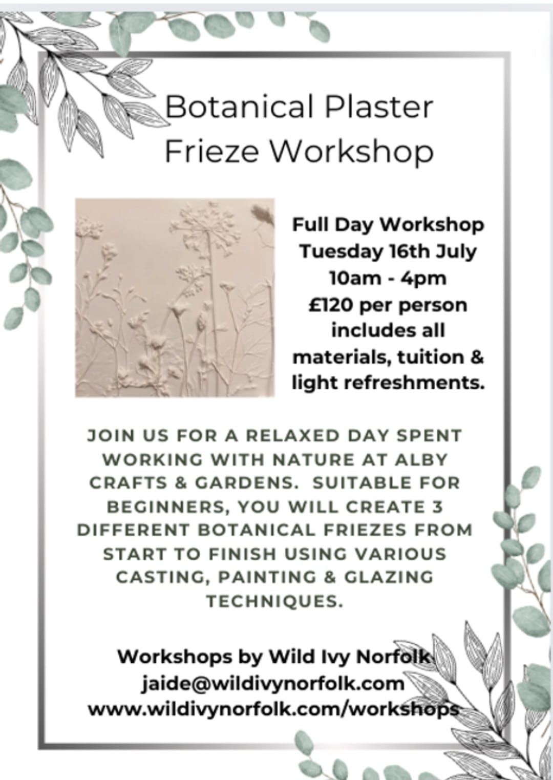 Botanical Frieze Workshop
