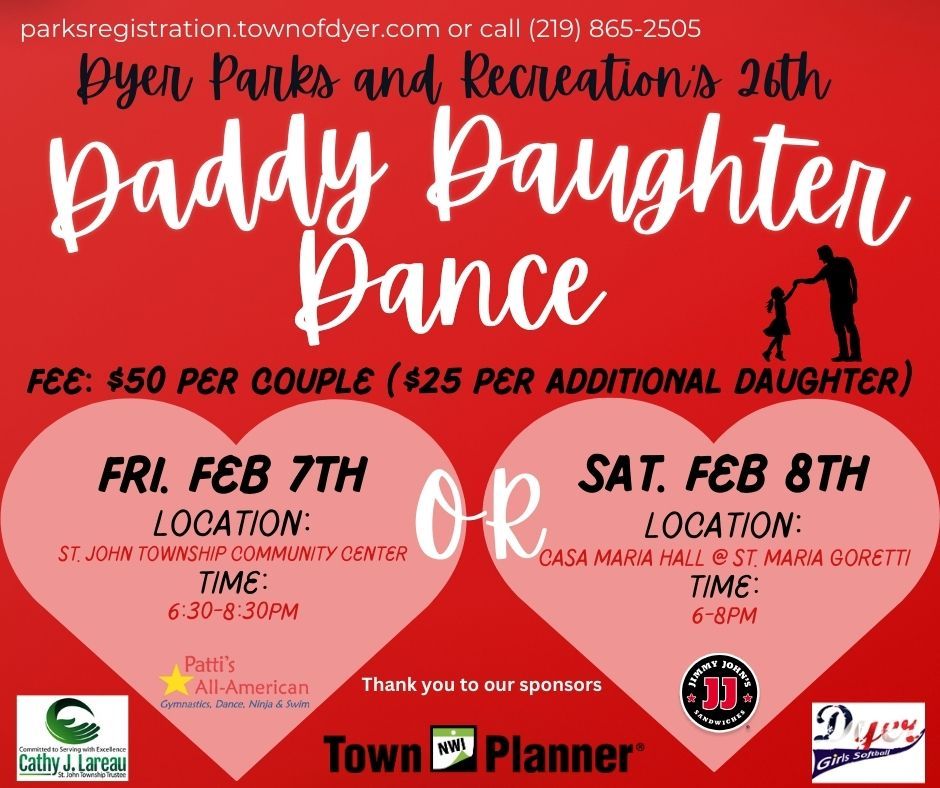 Dyer Parks and Recreation Daddy Daughter Dance