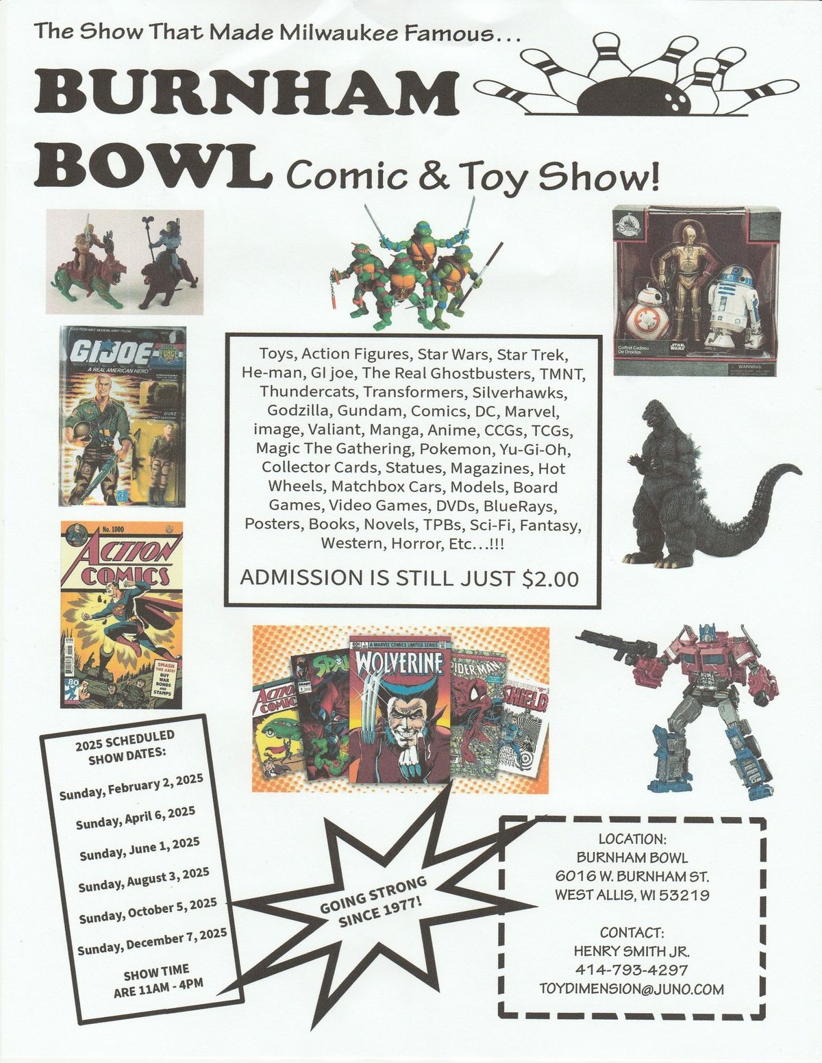 Burnham Bowl Comic and Toy Show