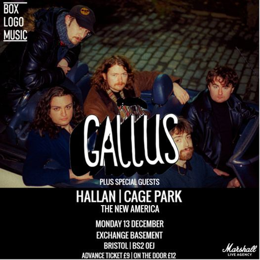 Gallus + Hallan + Cage Park + The New America