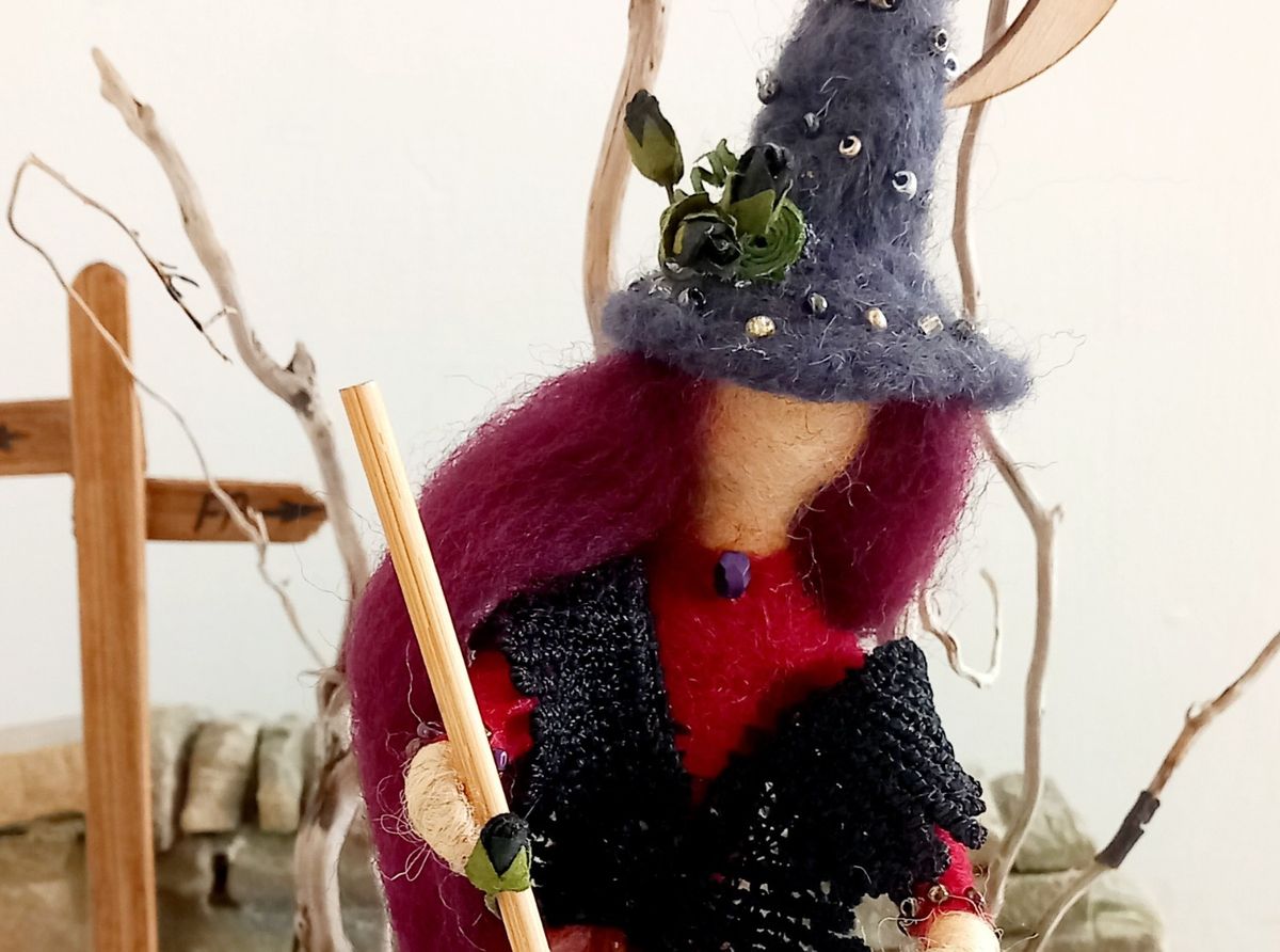 Needle Felt: Witch