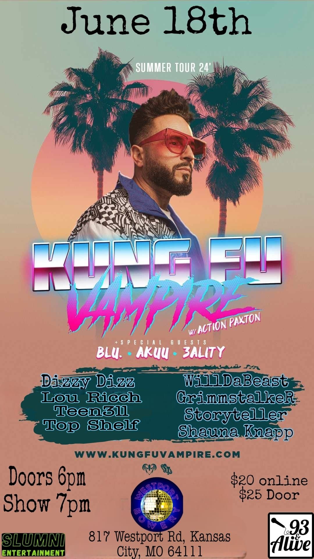 Kung Fu Vampire Summer Tour (KansasCity)