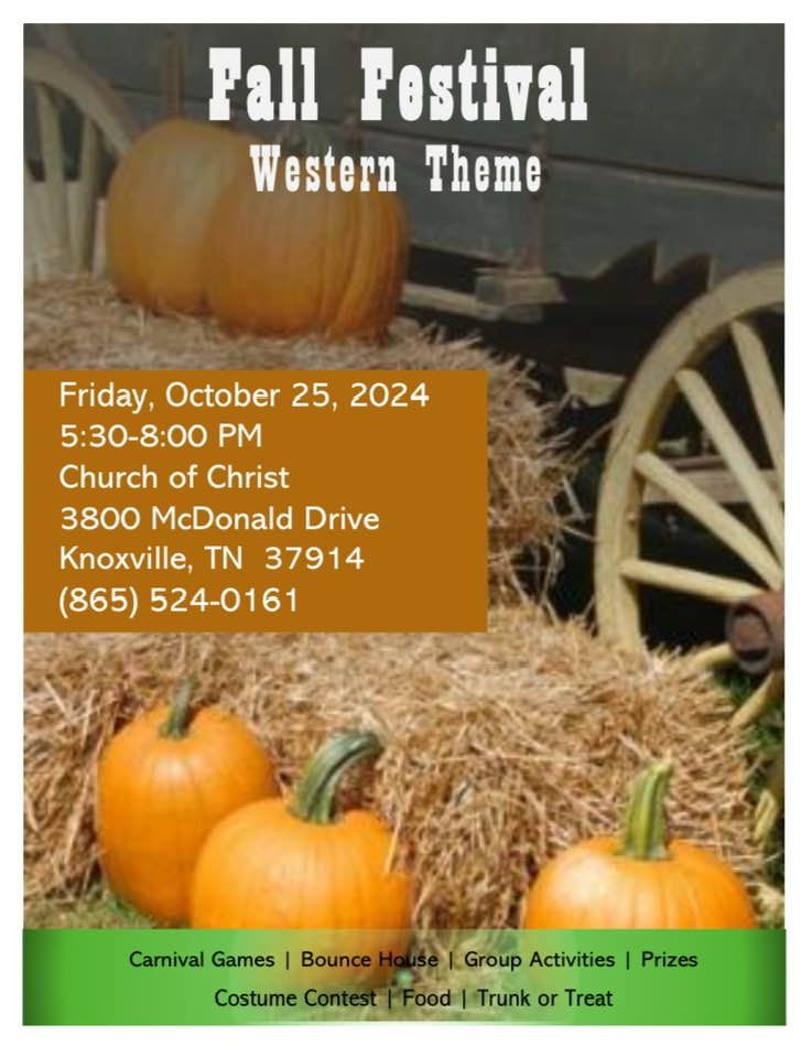 Fall Festival Western Theme