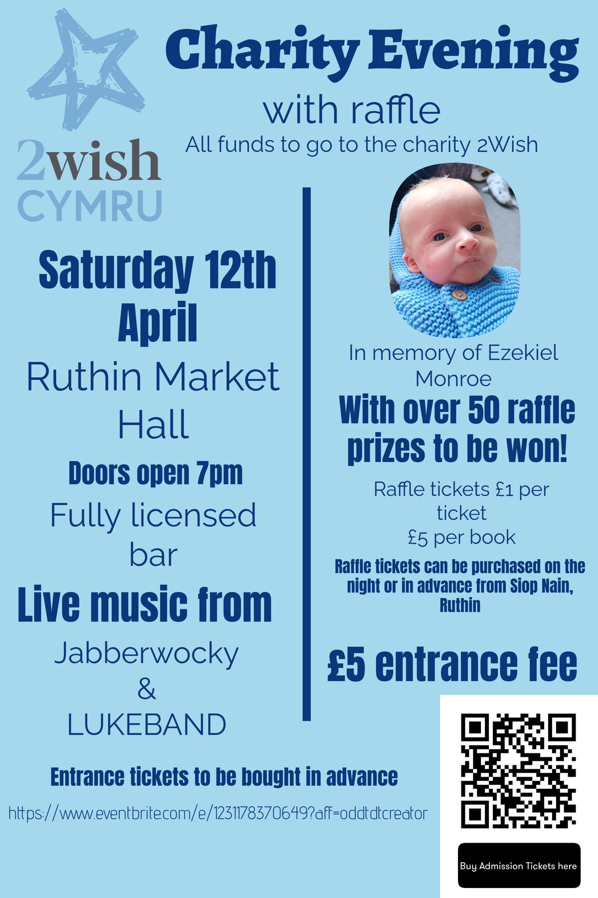 Charity Evening with raffle for 2 Wish