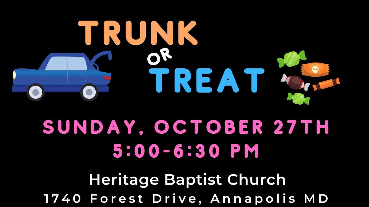 Trunk or Treat 