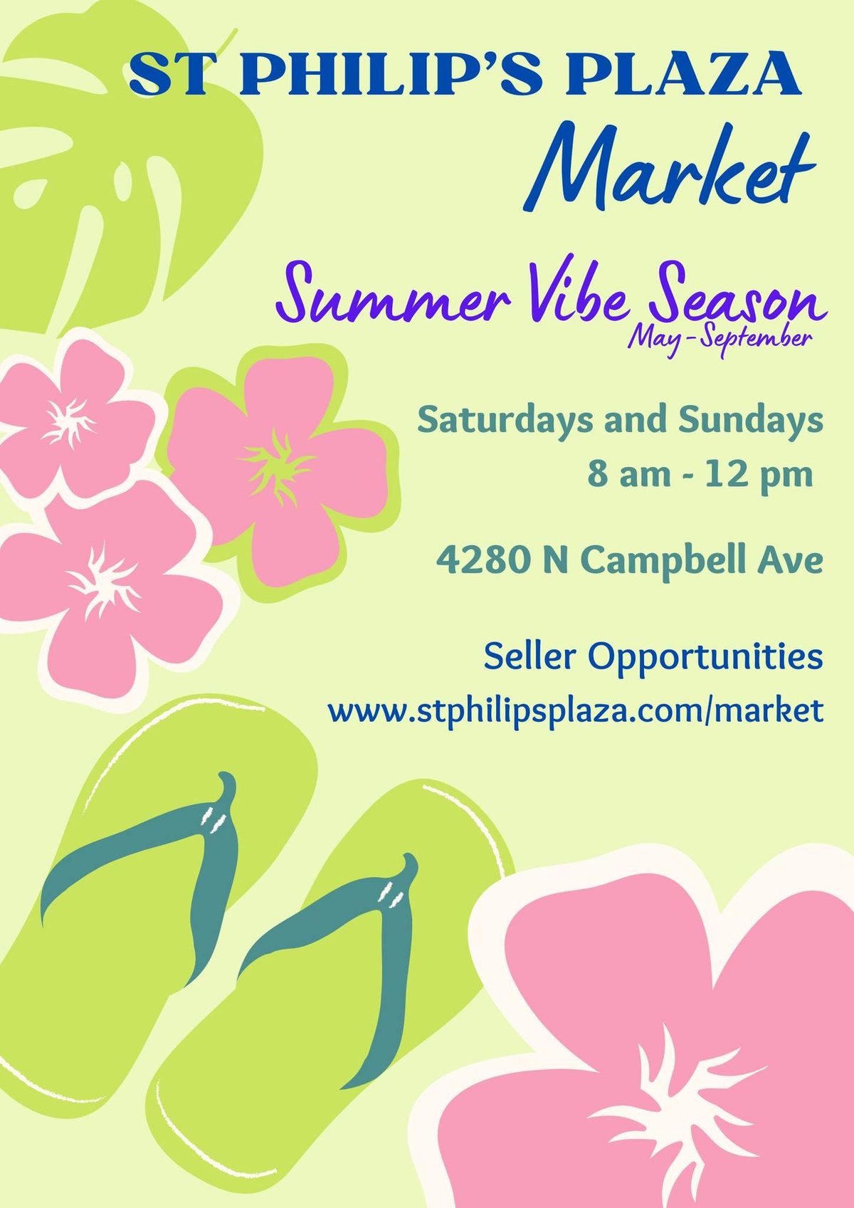 St Philip's Plaza Market Summer Vibe Season