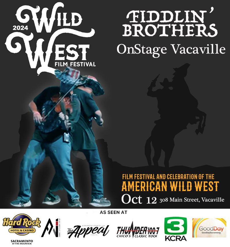 Fiddlin' Brothers live at the 2024 Wild West Film Festival Onstage Vacaville