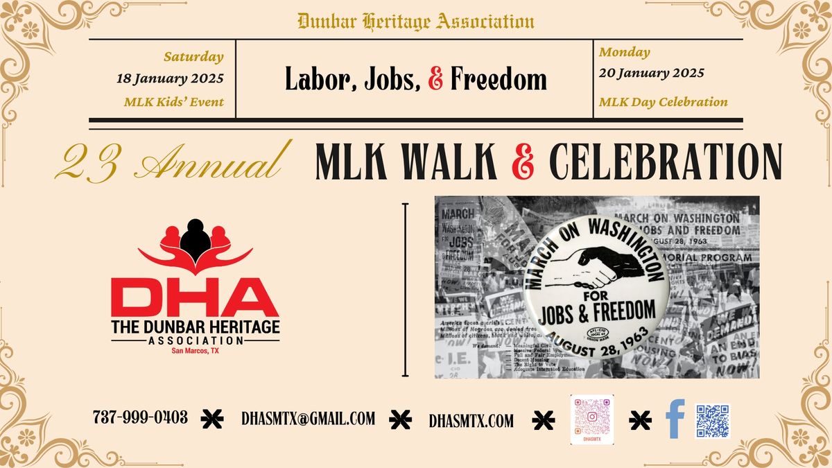 23rd Annual MLK Walk & Celebration