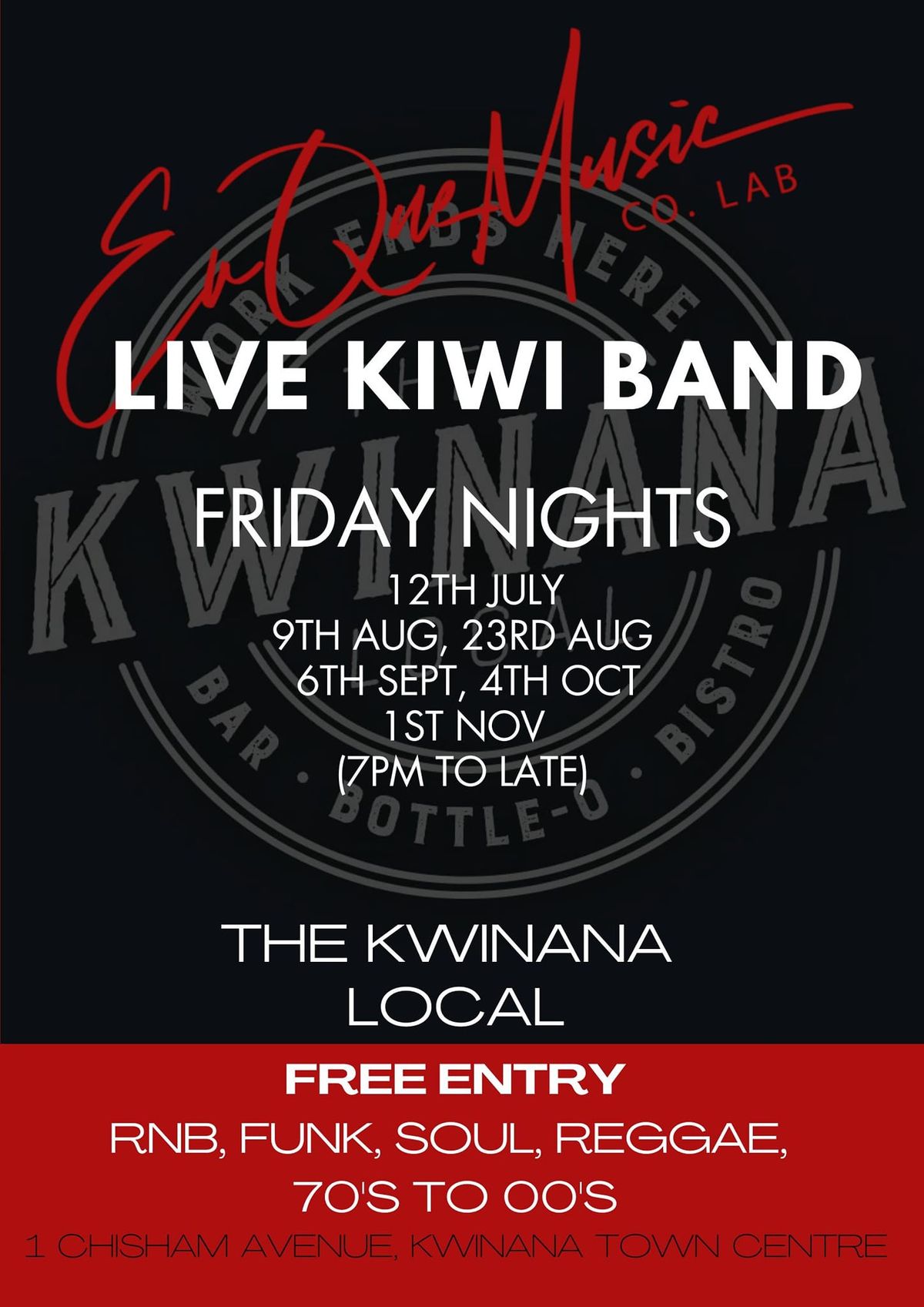 ENQUE Live at the Kwinana Local