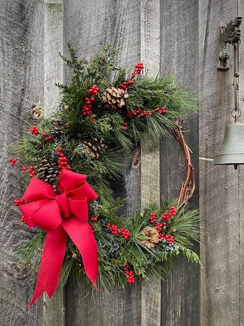 Grapevine Christmas Wreath 2024