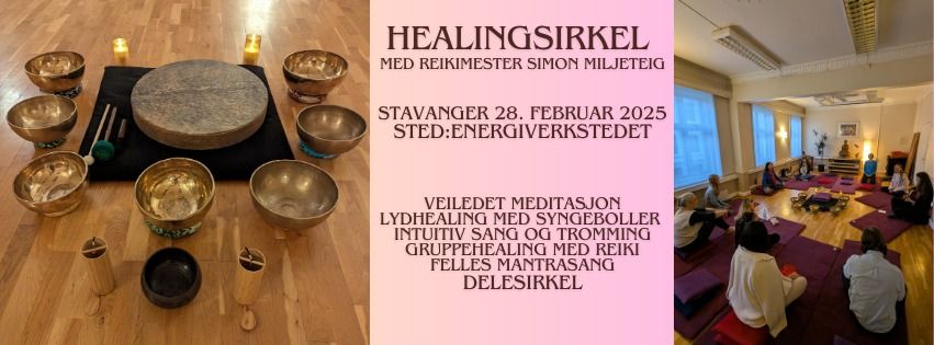 Healingsirkel i Stavanger 28. februar