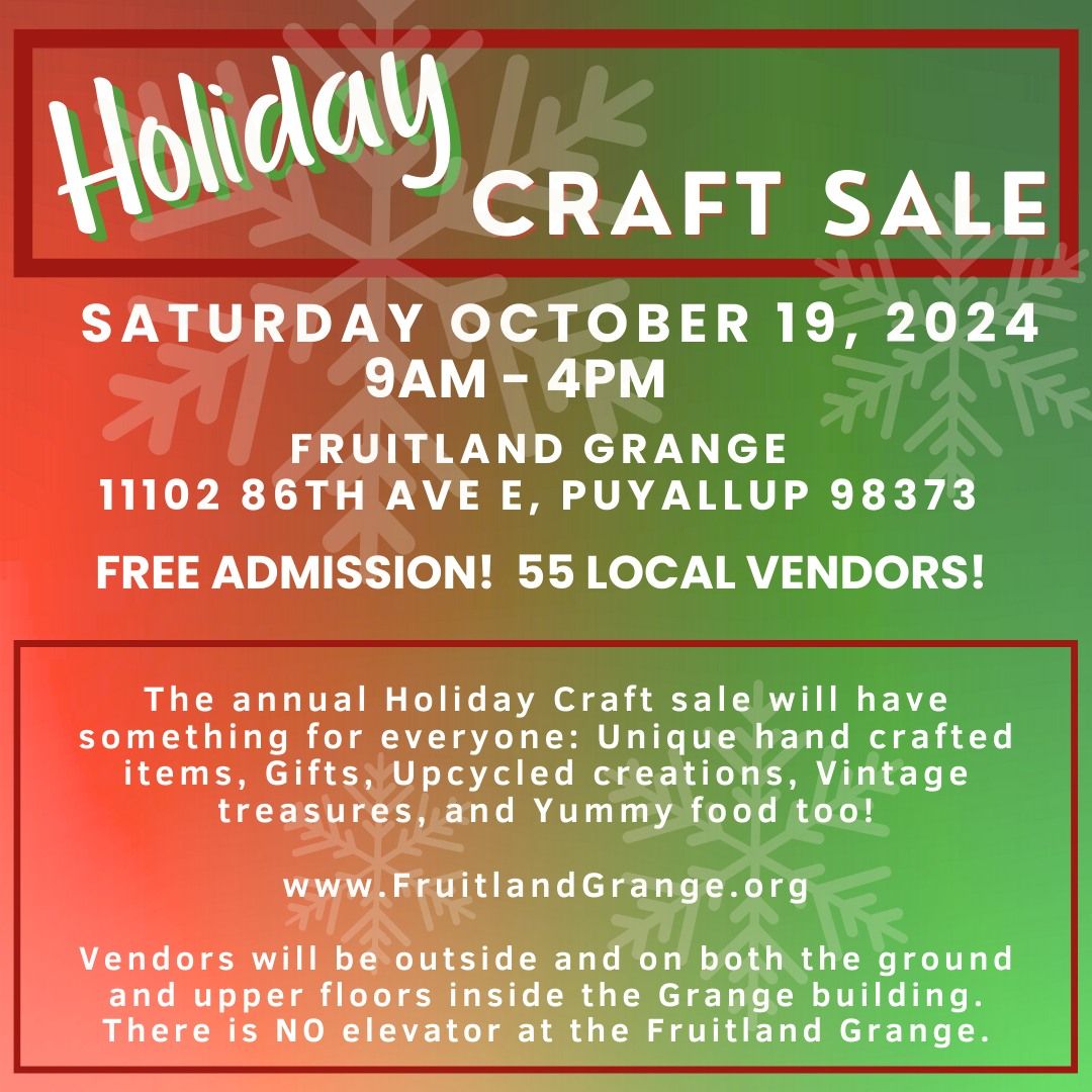 Holiday Craft & Gift Sale 2024