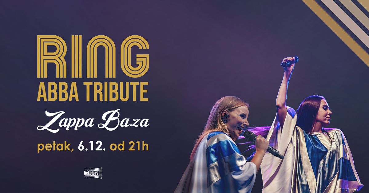 RING - ABBA tribute koncert u Zappa Bazi!