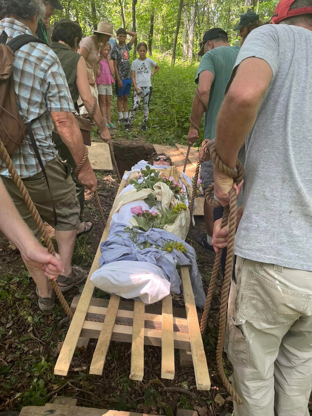 Natural Path Sanctuary - Mock Burial Workshop