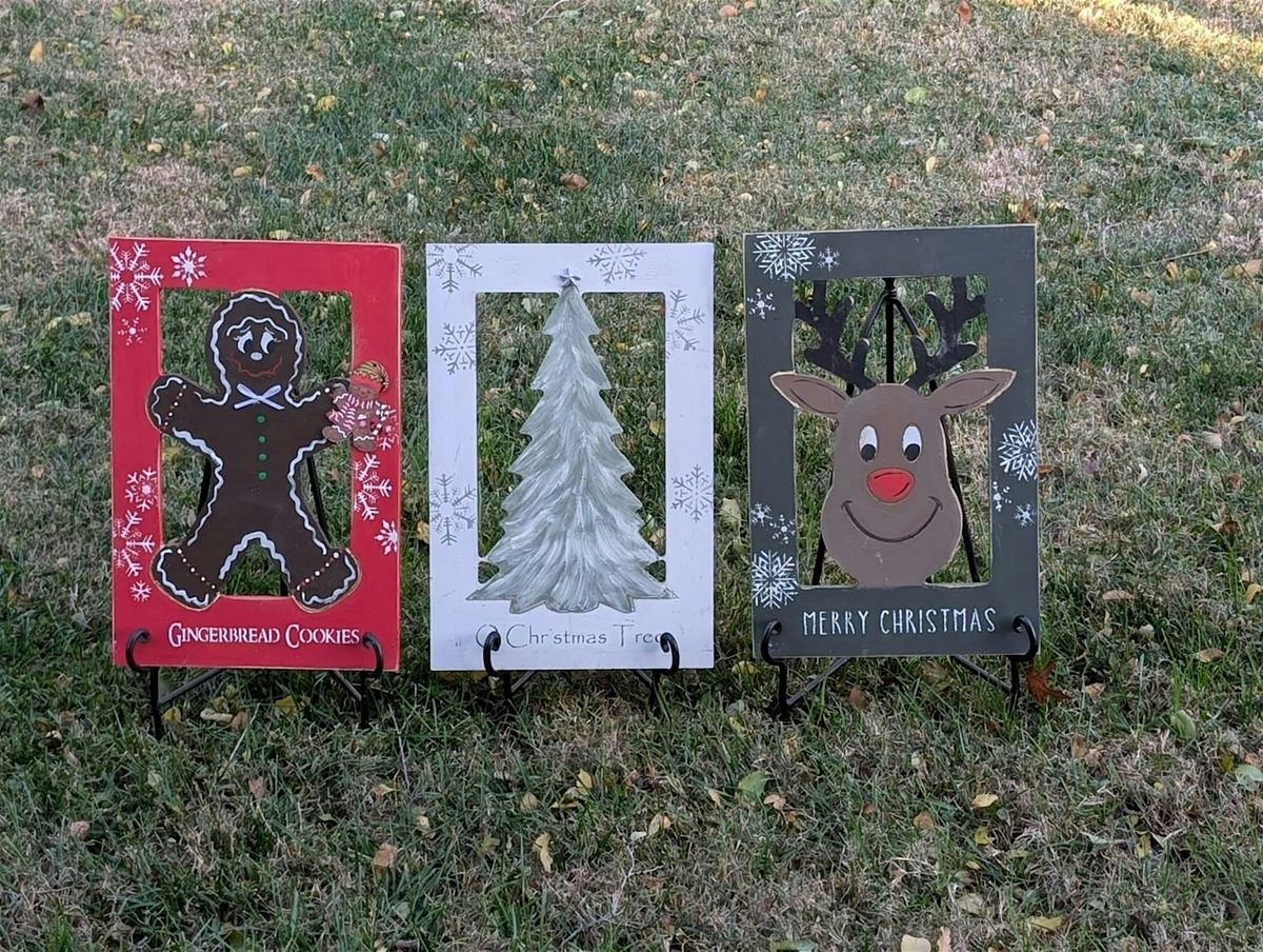 Christmas Frame  Paint Night at Silk's Canton December 17