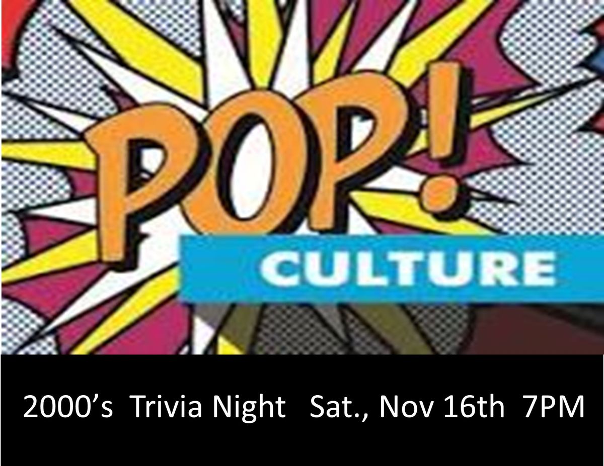 IC Pride 2000's Pop Culture Trivia Night