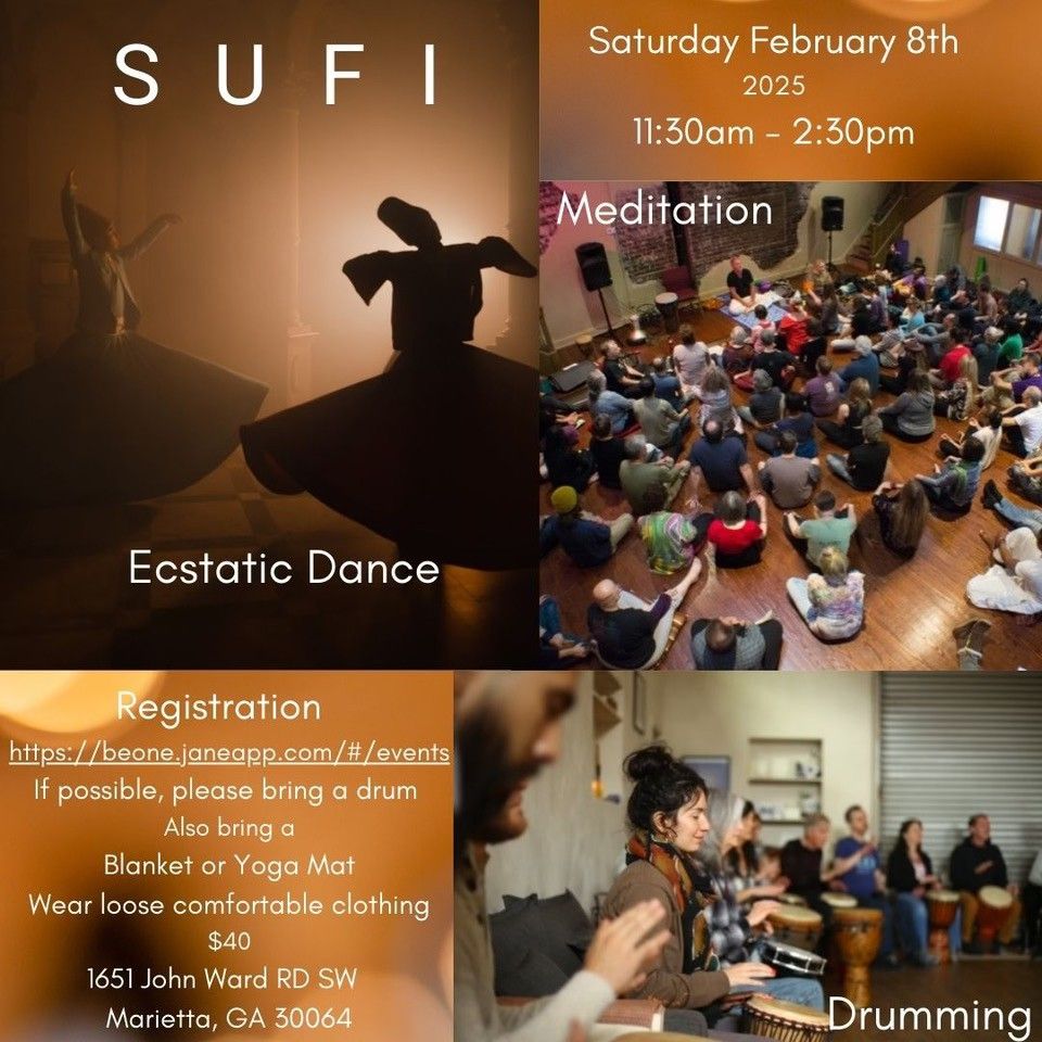 SUFI Ecstatic Dance * Meditation * Drumming !