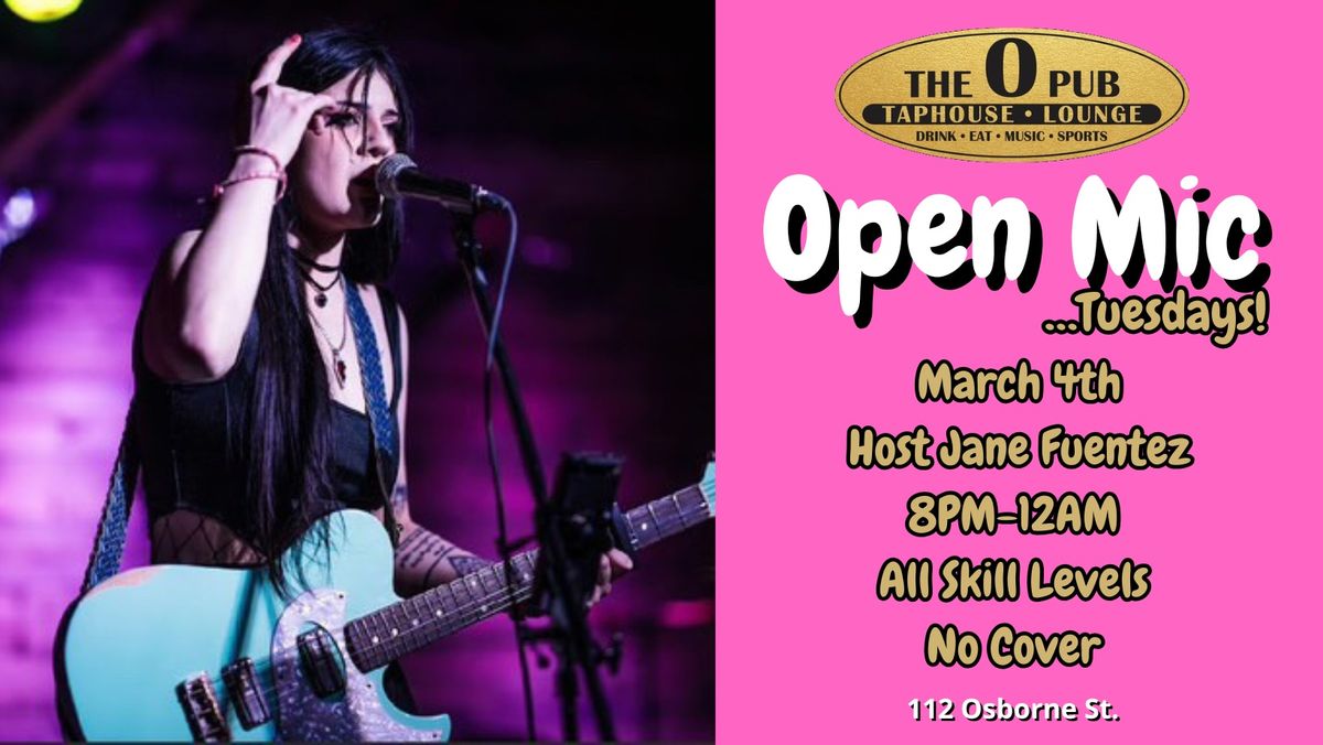 Open Mic Hosted by Jane Fuentez at Osborne Taphouse!