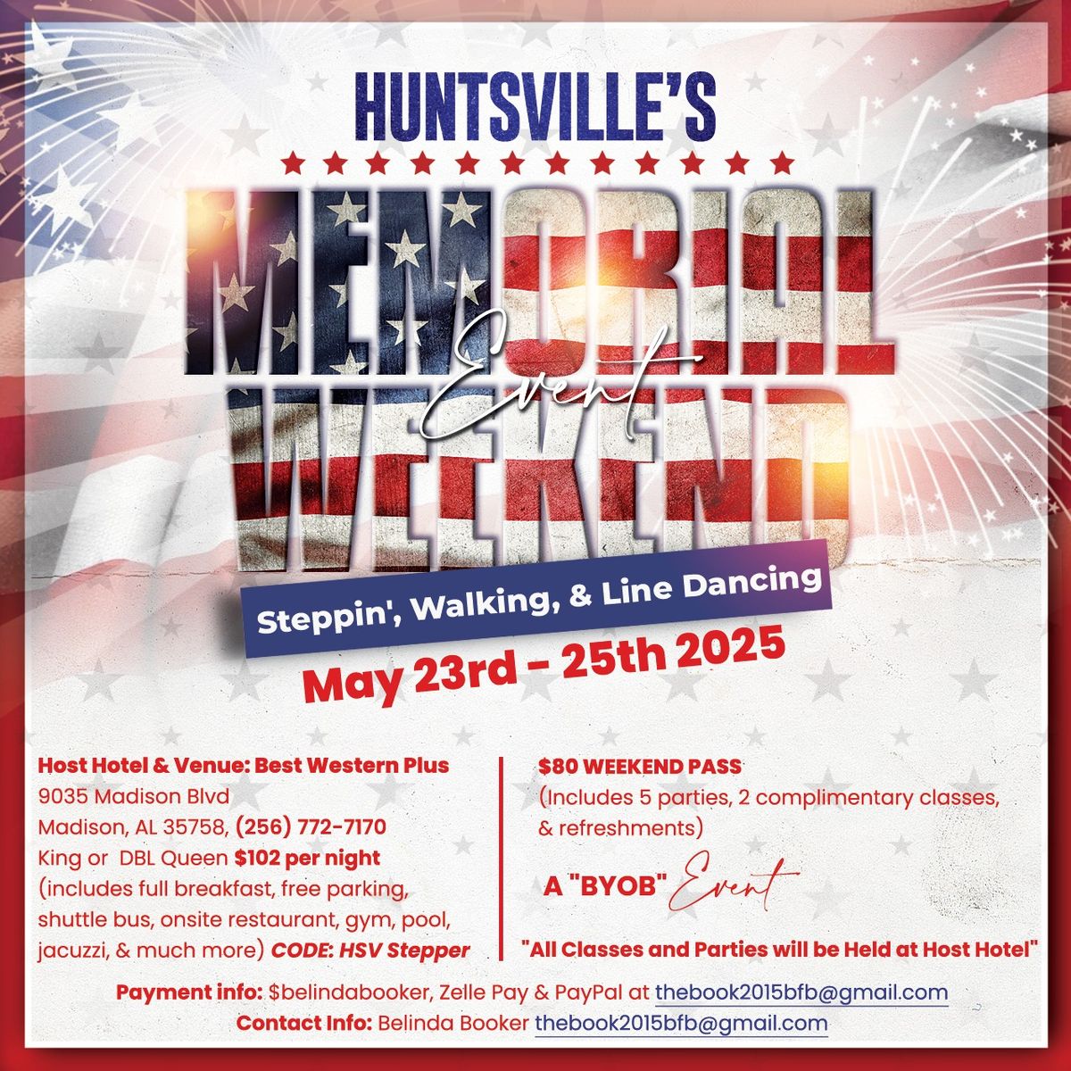 Huntsville's 2nd Memorial Weekend Event