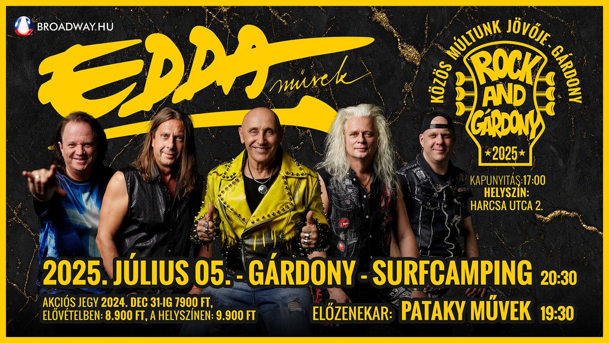 EDDA M\u0170VEK KONCERT \/\/ G\u00c1RDONY 2025.