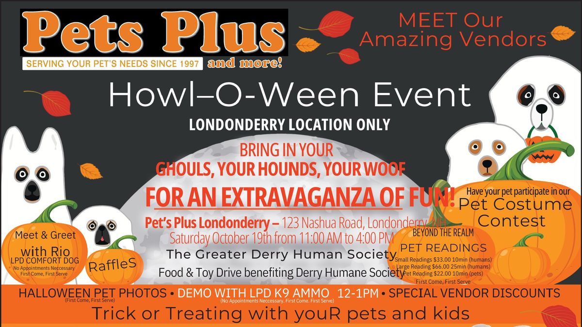 Pets Plus Londonderry HOWL-O-WEEN Event