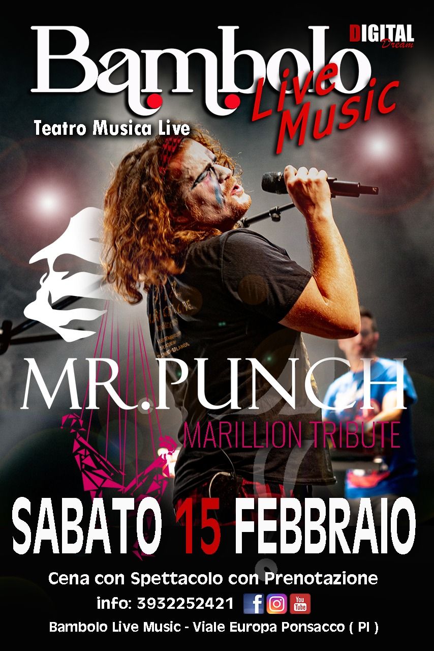 MARILLION MR.PUNCH Direttamente da Milano