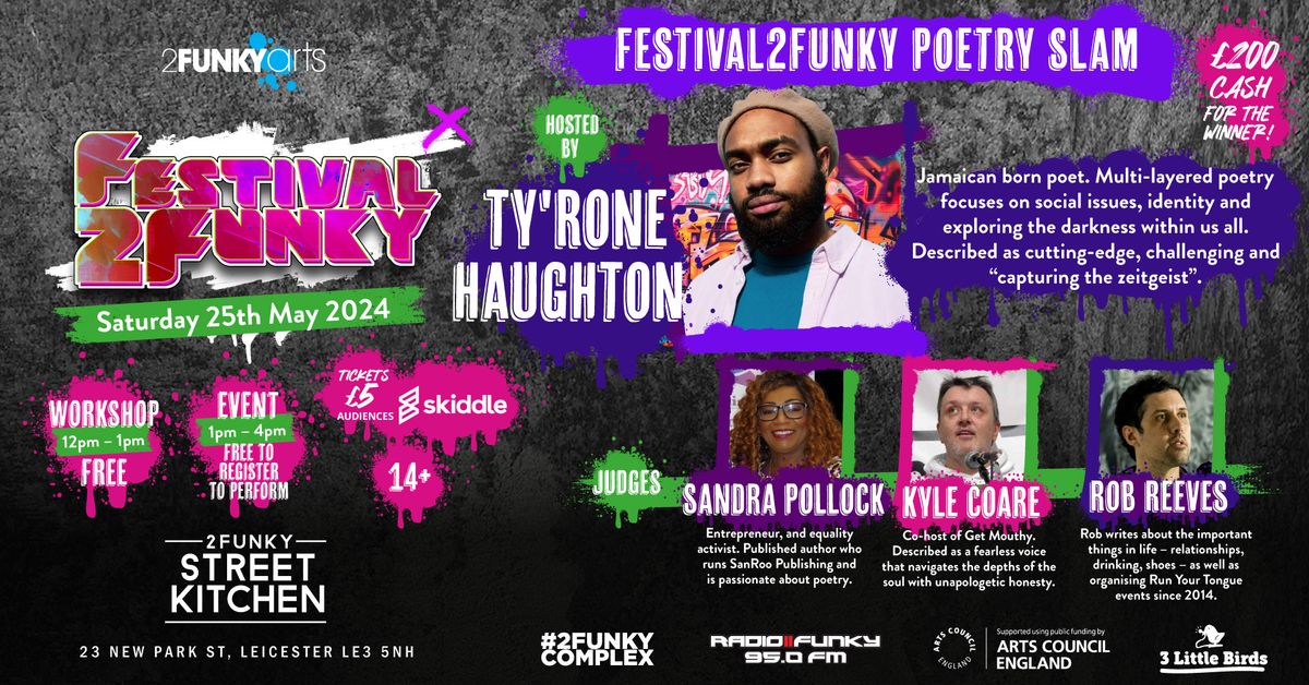 Poetry Slam & Workshop @ Festival2Funky 2024