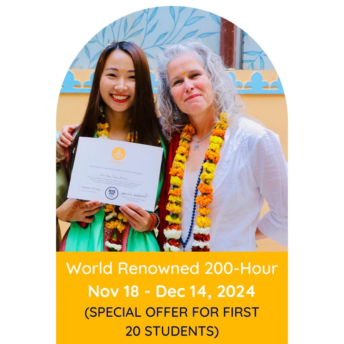 200-Hour Yoga Teacher Training - Nov 2024