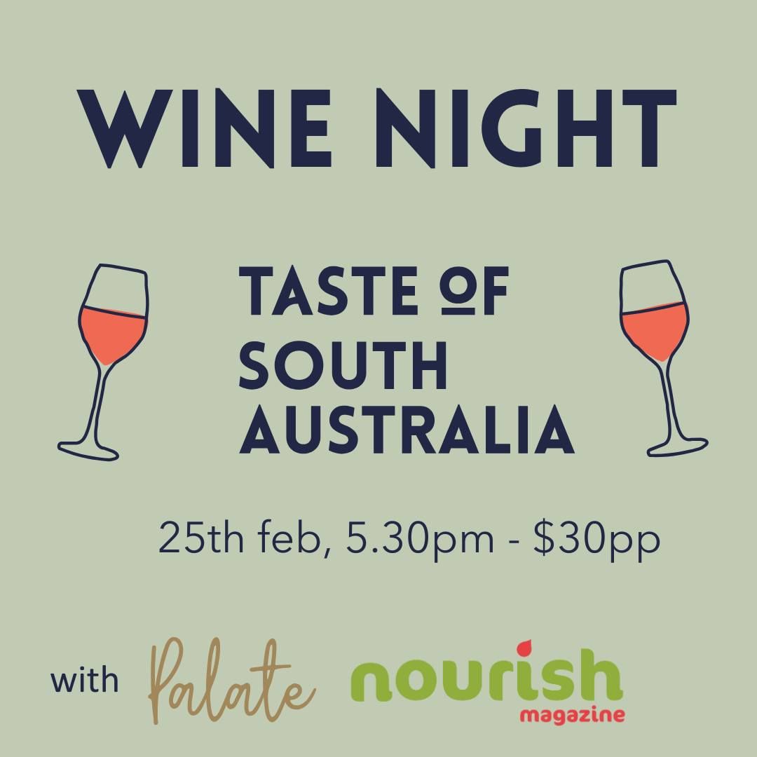 Taste of South Australia Wine night