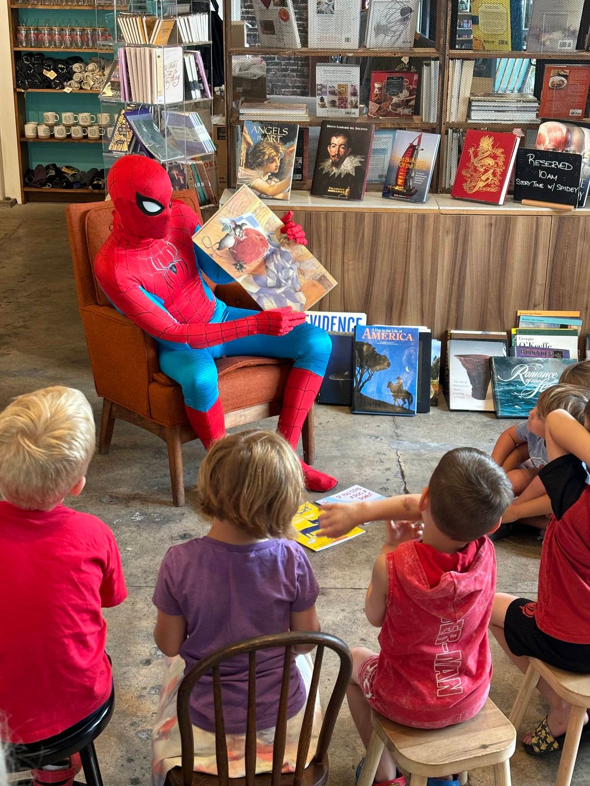 Character Storytime with Spidey