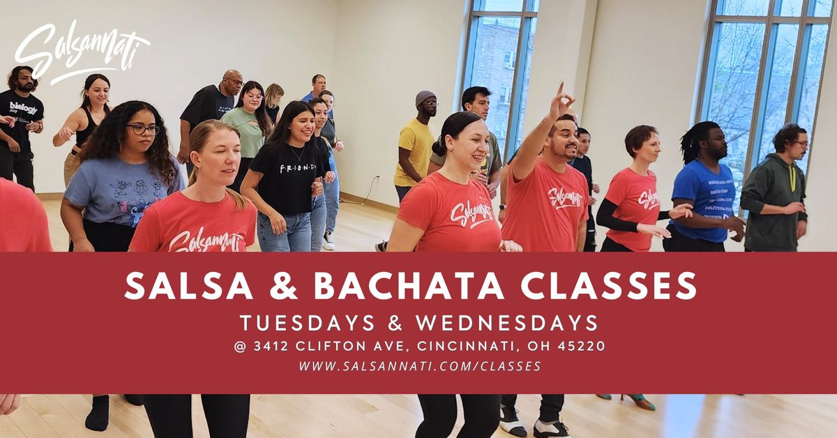 SALSA & BACHATA Classes in Clifton! (July 2024)