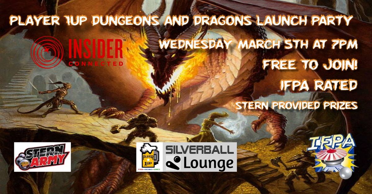 Player 1UP Dungeons and Dragons Launch Party!