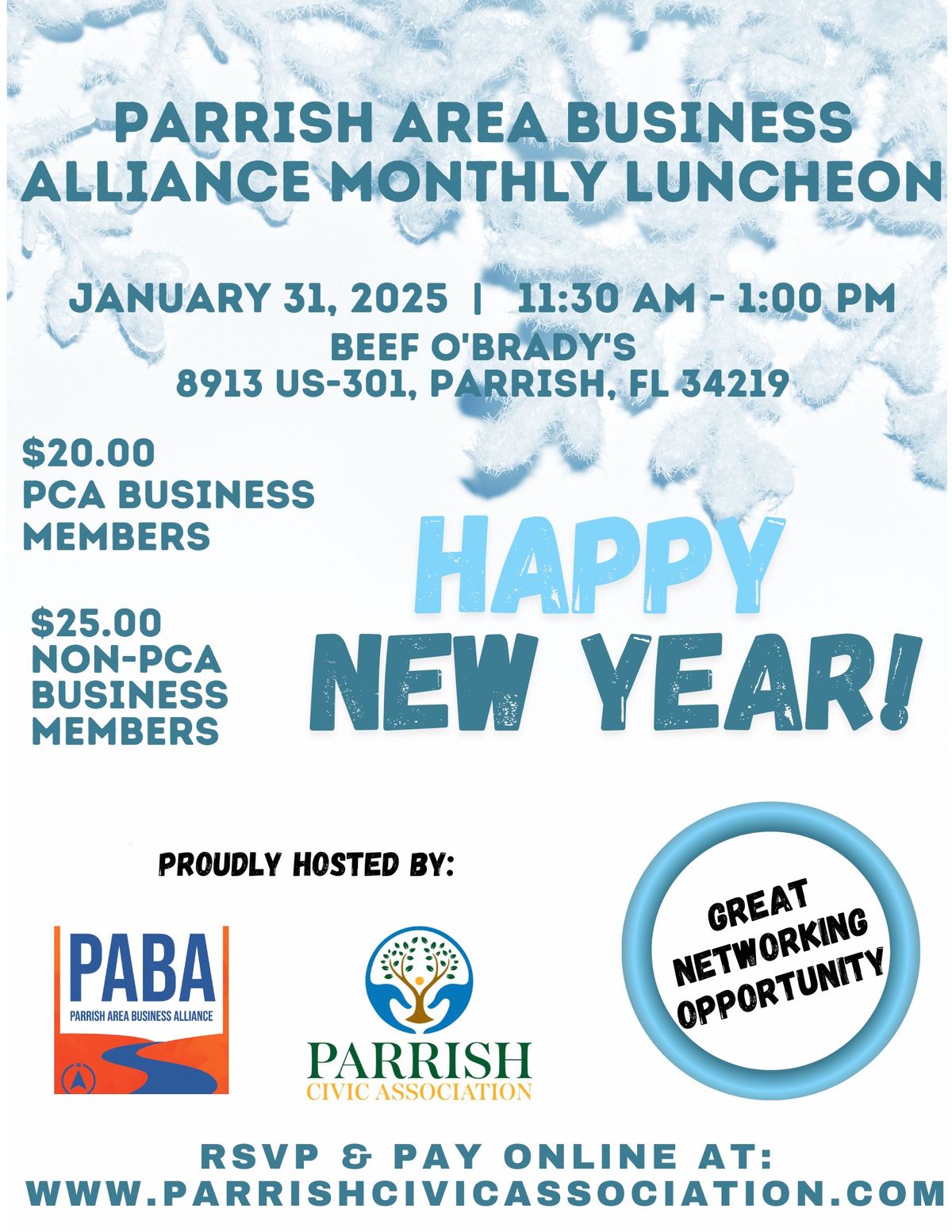 Parrish Area Business Alliance monthly lunch 