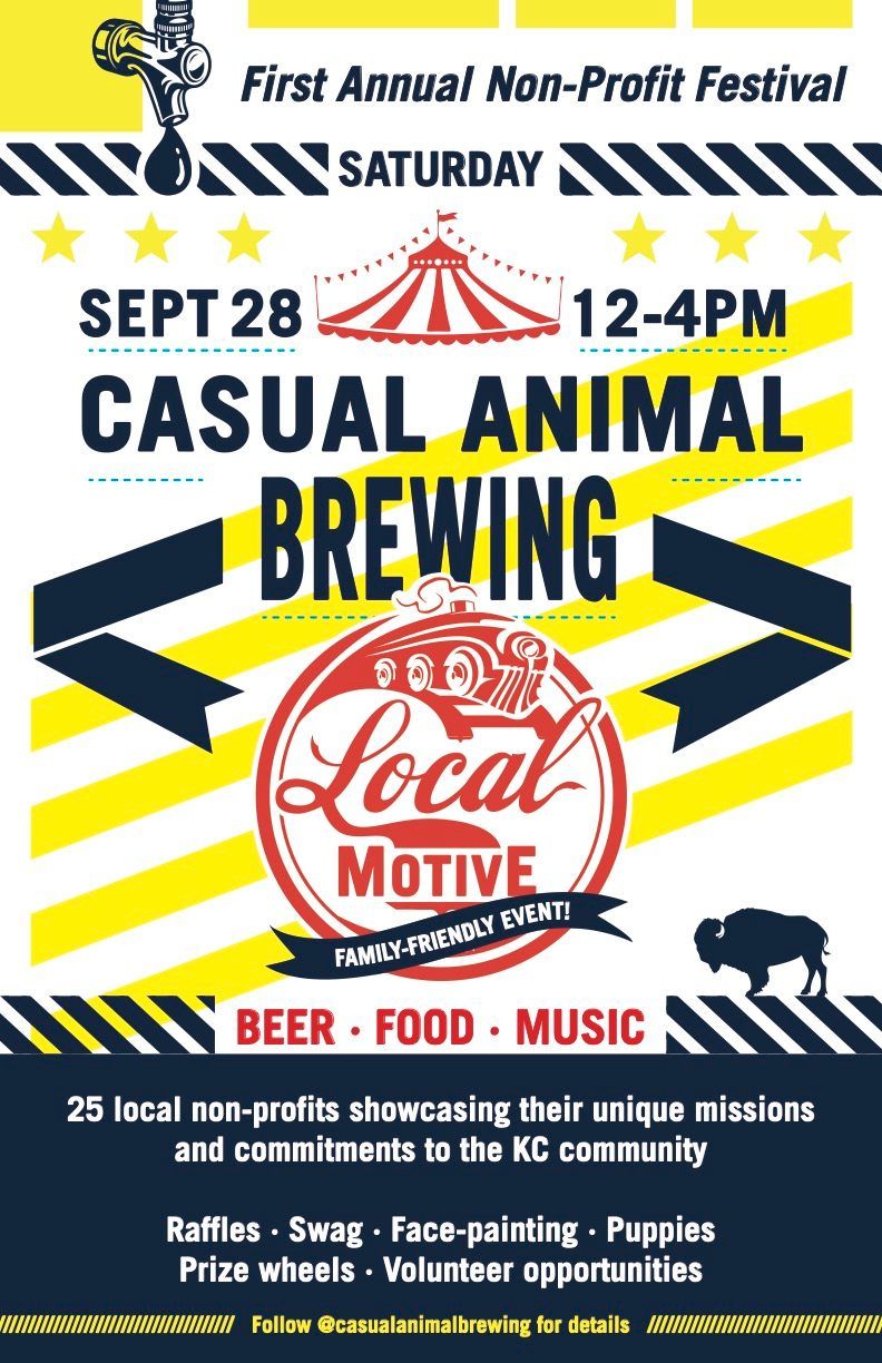 First Annual Non-Profit Festival at Casual Animal Brewing