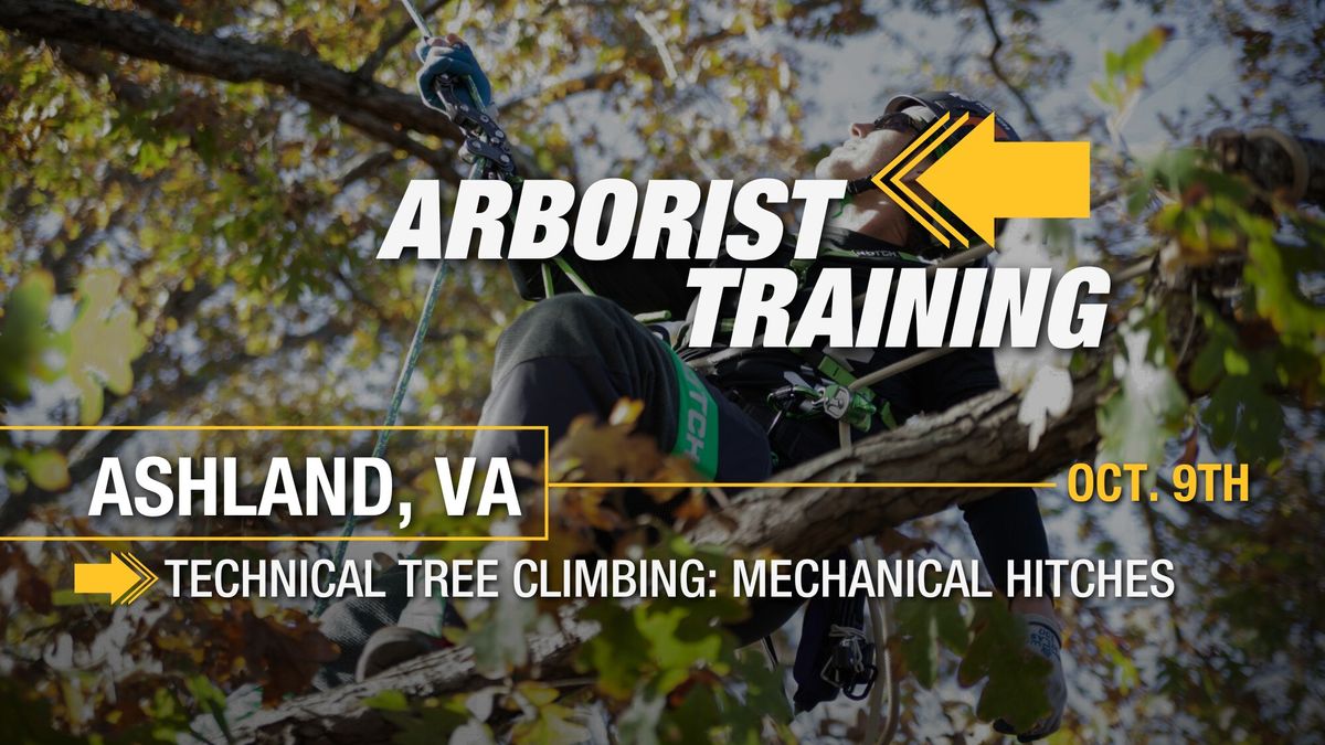 Arborist Training 2024 - ASHLAND, VA