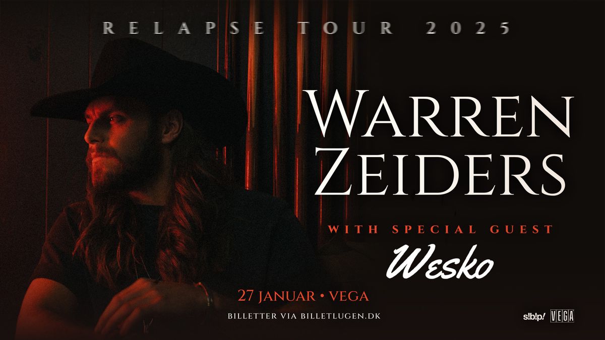 Warren Zeiders (US) + [special guest: Wesko] i Store VEGA