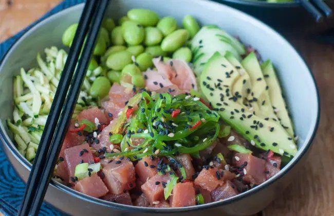 Tuna Poke Bowls