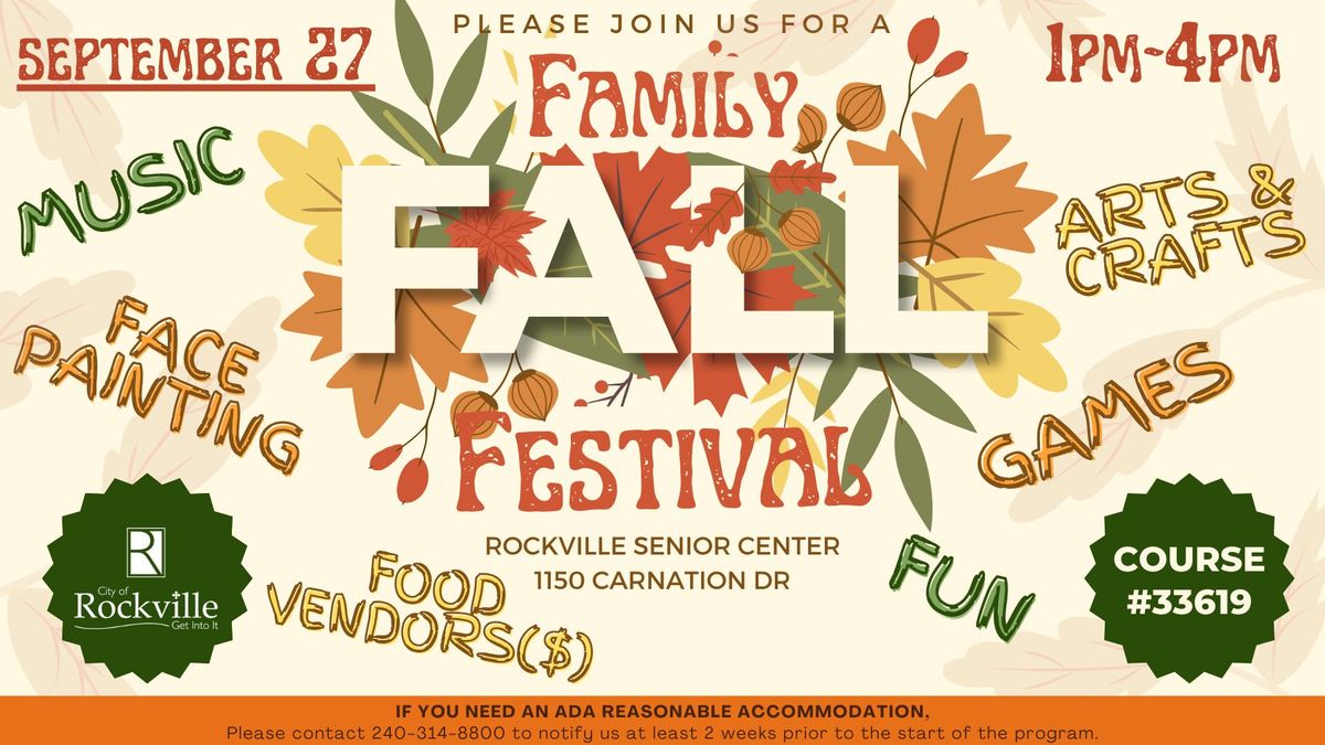 Family Fall Festival