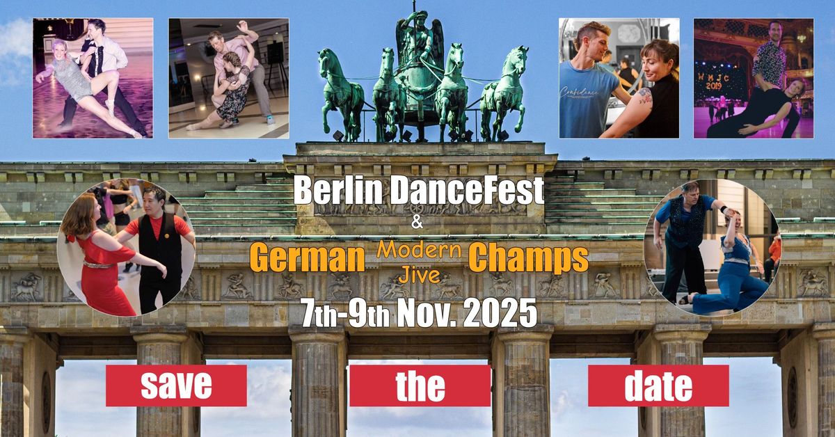 Save the date: Berlin DanceFest - German Modern Jive Championships & Dance Weekend