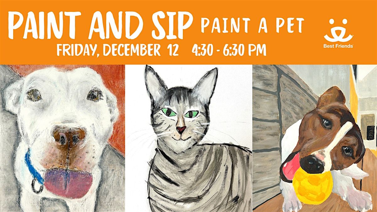 Paint & Sip:  Paint a Pet