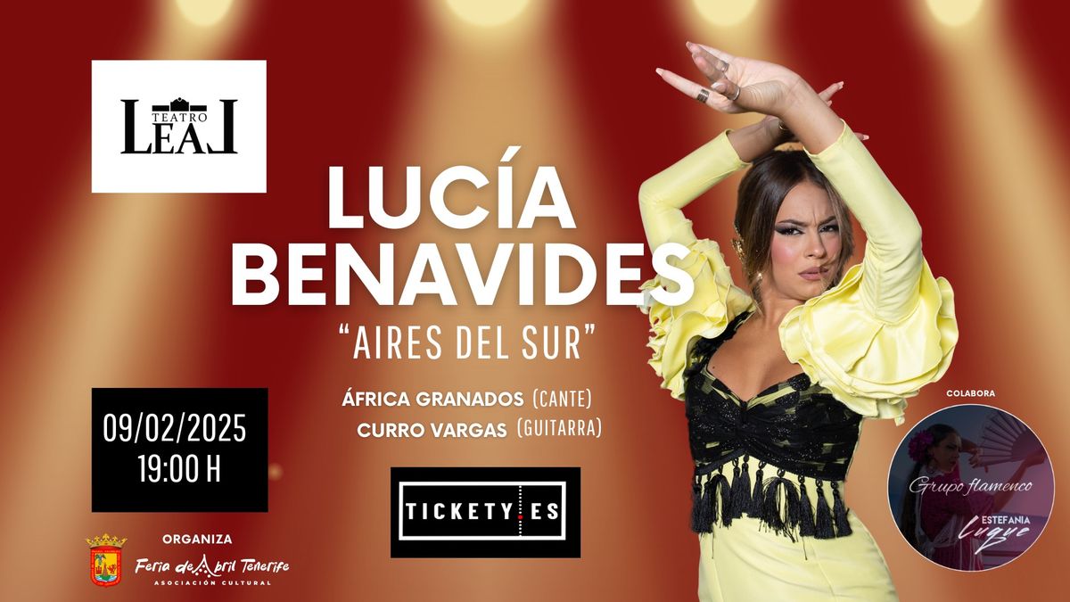  Luc\u00eda Benavides el 09 de febrero en el Teatro Leal (La Laguna) \ud83d\udc83