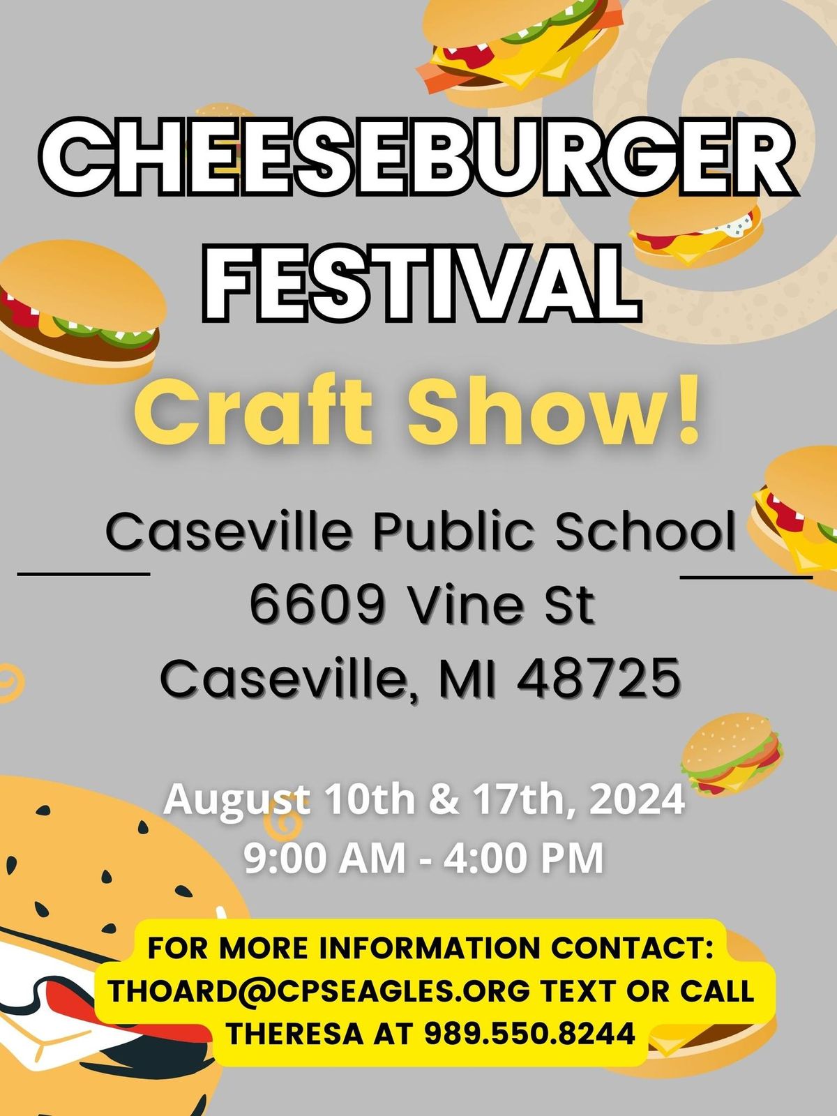 Cheeseburger Festival Craft Show