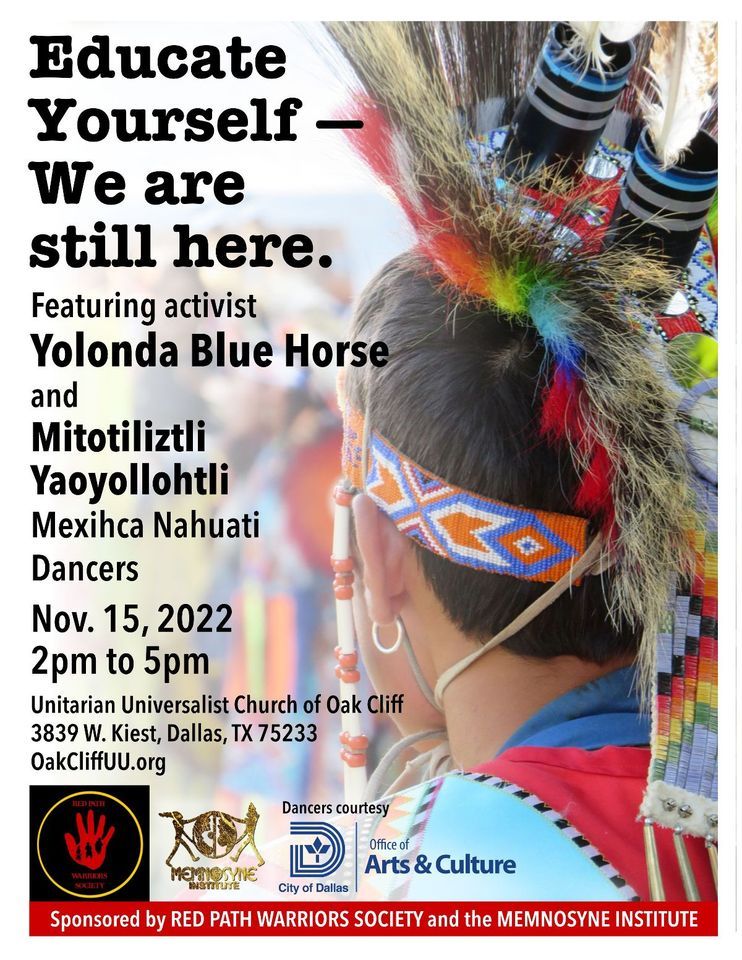 We are still here. A special event in celebration of Native American ...