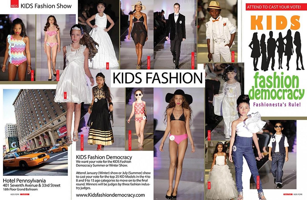 Scout Child Models 4 15 To Discover And Recruit Aspiring Potential Child Models At The Kids Fashion Democracy Show In Nyc Skyline Hotel New York 11 July 2021