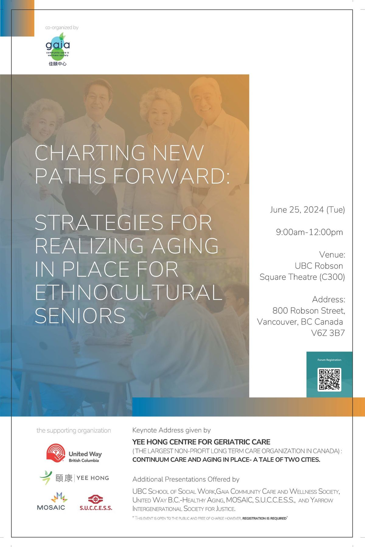 Strategies for realising Aging In Place for Ethnocultural Seniors 