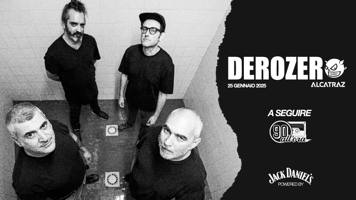 DEROZER live in Milan + 90 All'ora Party