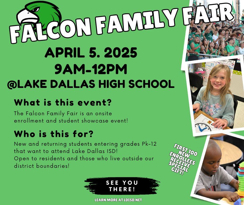 Falcon Family Fair: Enroll for 2025-2026